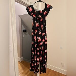 Boutique girls jumper Florecer rose pattern, super cute, trendy size 10 nwot